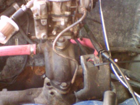 1985 Ford F-150 - heated carb adpat from chebbie inline