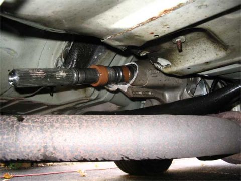 2001 Ford Crown Victoria - The real trouble starts when you look underneat the car at the trans. Self explanatory.