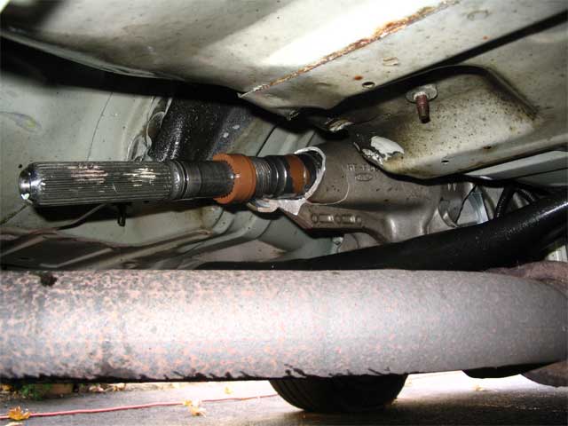 The real trouble starts when you look underneat the car at the trans. Self explanatory.