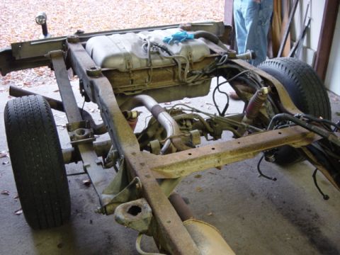 1991 Ford Bronco - The damage to the frame at the mounts was pretty common in the back, caused by a combination of rust and wear as the mounts shifted. Luckil…