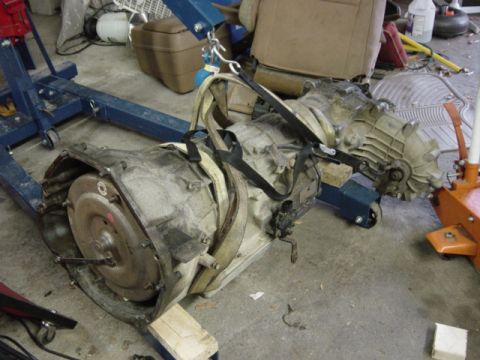 1991 Ford Bronco - Third time I've had this sucker out. I should have gone with my first instinct the first time and replaced it with an iron case four speed.