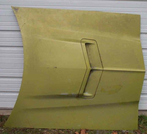1970 Ford Torino - This is a car hood, likely for an older model, with a distinctive vent design.