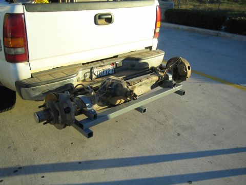 1990 Ford Bronco - Carring a Spare Front axle.