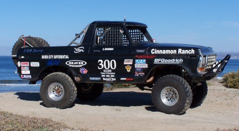 1979 Ford Bronco - This modified 1979 Ford Bronco is set up for off-road racing with extensive safety and performance upgrades.