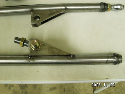 1991 Ford Explorer - Custom fabricated suspension links, likely for a solid axle swap project, are shown in detail.