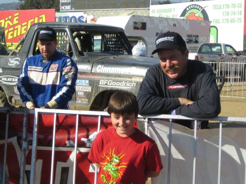 1990 Ford Bronco - Dave in the Race Suit & Don.