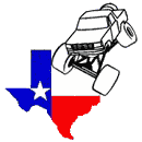 1993 Ford Bronco - Graphic depicts a monster truck with oversized wheels against the backdrop of the Texas flag.