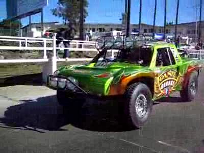 1990 Ford Bronco - Jesse James & his Monster Garage Trophy Truck.. He made it just passed The 3 rd Pit stop...