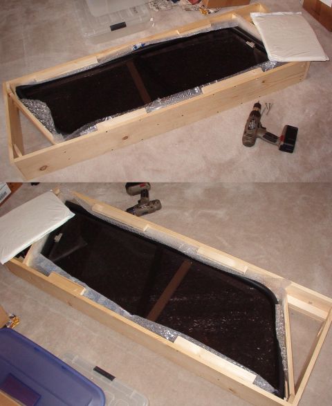 1983 Ford Bronco - SOLD Sliding camper shell windows in crate 63x21x7" @ 91 lbs. Crating material ~$40.