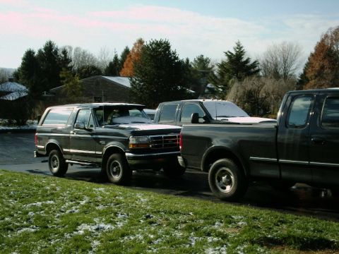 1992 Ford Bronco - First snow on thanksgiving day 05