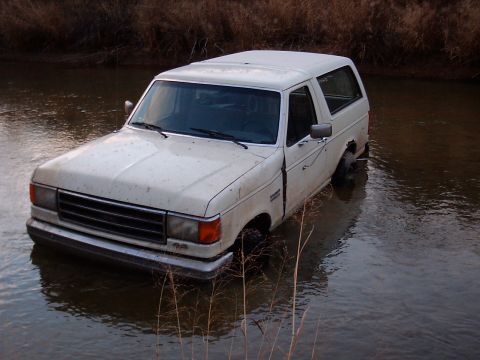 Canadian River, Moreland Ok. - 1991 Ford Bronco