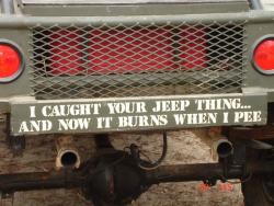1992 Ford Bronco - Jeep Sticker 3
