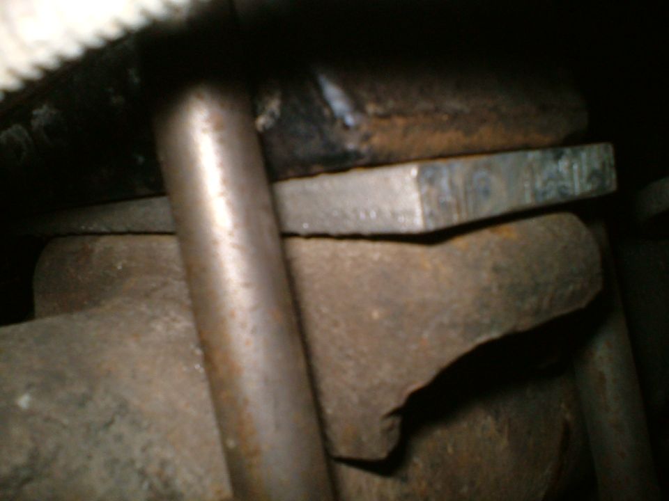 Shim installed in rear end assembly