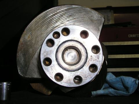 1996 Ford Probe - Close-up of a crankshaft, likely for engine repair or rebuild.