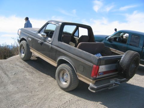 1990 Ford Bronco - At the summit.