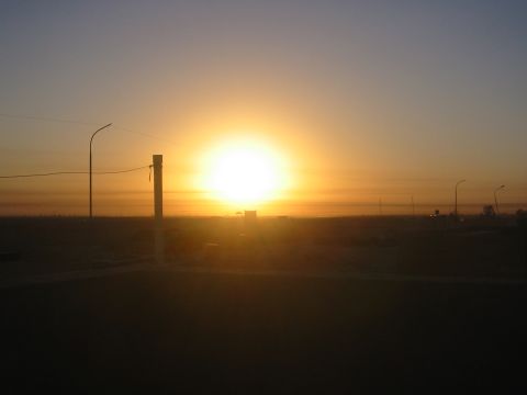 1986 Ford Bronco - Sunrise from my roof on November 14th.