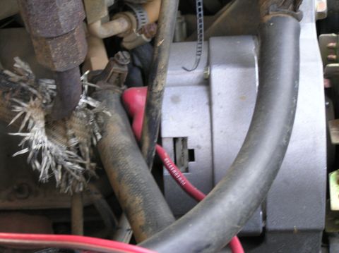 1992 Ford F-150 - One hot wire lead to the battery