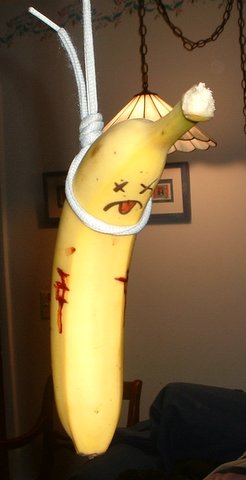 1986 Ford Bronco - This banana appears to have met an unfortunate and violent end.