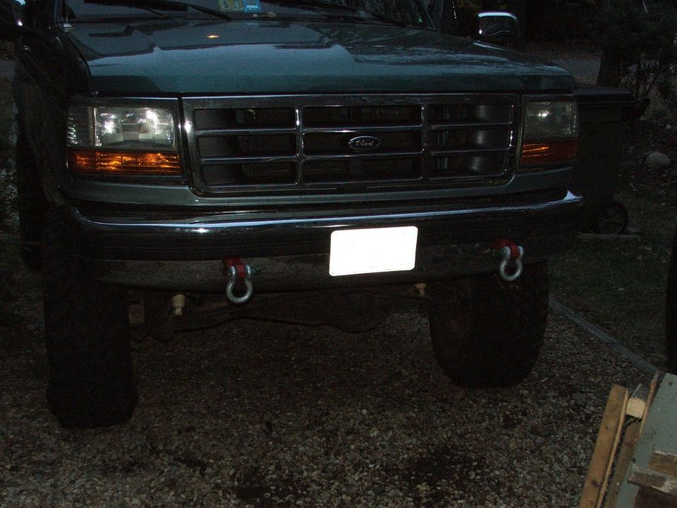 front tow points
