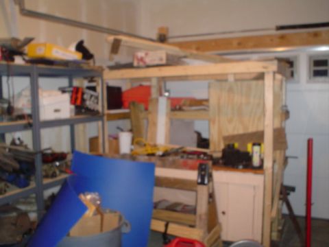 1981 Ford Bronco - Storage unit almost done