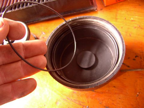 1986 Ford Bronco - Then you just need a new O-ring. If you look carefully you'll actually see an O-ring already in the groove of the lid.