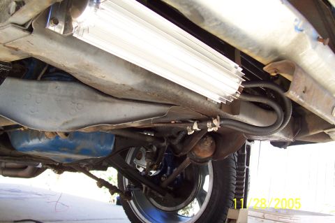 1969 Ford Ranchero - Transmission cooler installation #2