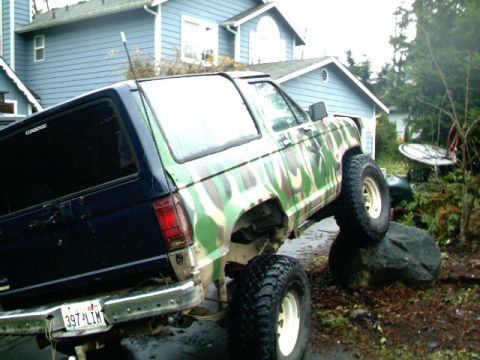1987 Ford Bronco II - from the rear