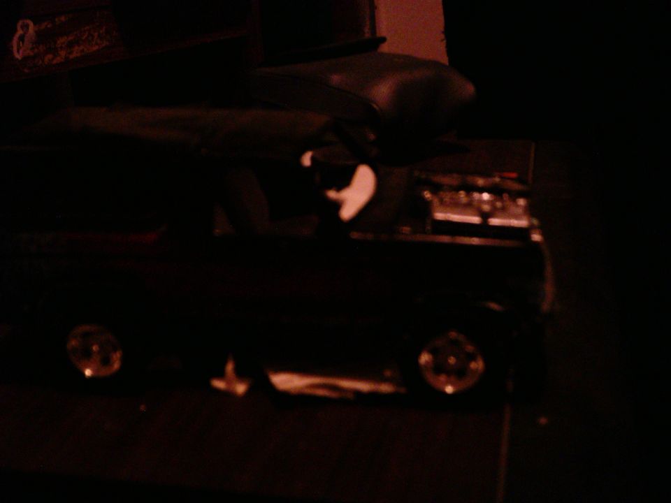 1986 Ford Bronco model with visible supercharger and custom wheels