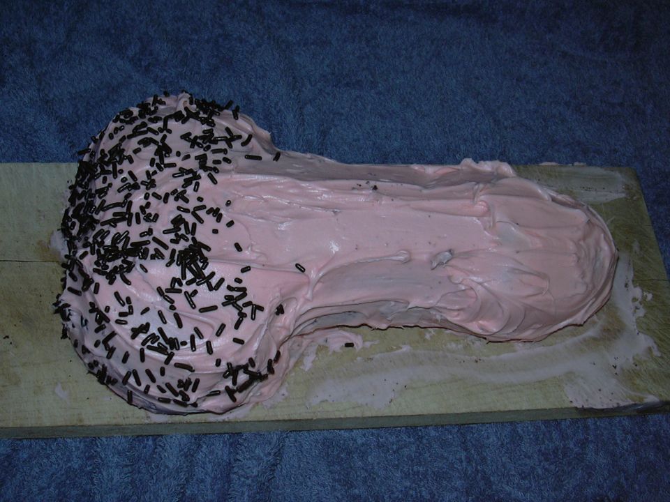 The famous penis cake