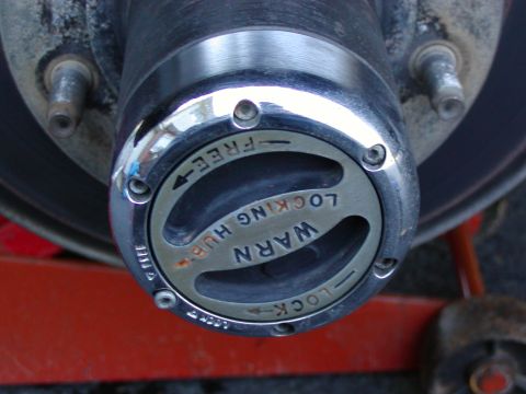 1991 Ford Bronco - remove the six allen head keys to take off the hub cover