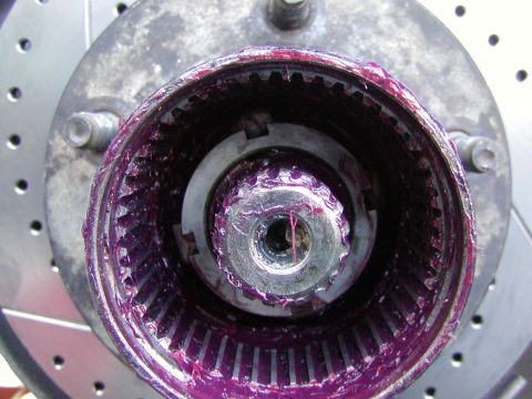1991 Ford Bronco - reinstall the lock ring with the nipple first, then the washer. the washer slides ina channel and the nipple has to go through one of the h…