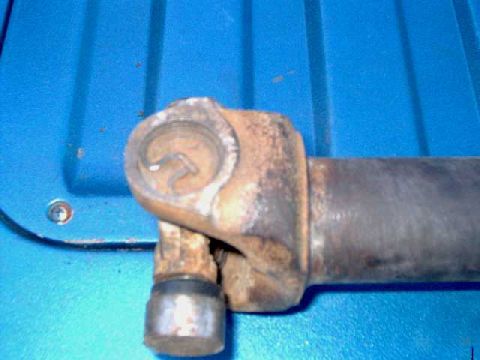 1984 Ford Bronco - snap ring holds u-joint cap in yoke