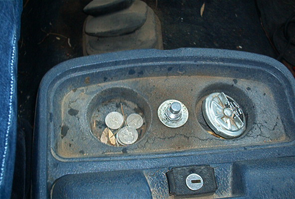 Push button switch for winch activation.