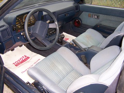 1984 Toyota Celica - MInt interior w/ Supra dash, leather wrapped steering wheel