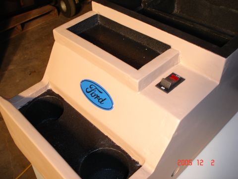 1995 Ford Bronco - That switch is to my two offroad lights, I wired them under the carpet and through the side of the console. The two black cups that came wi…