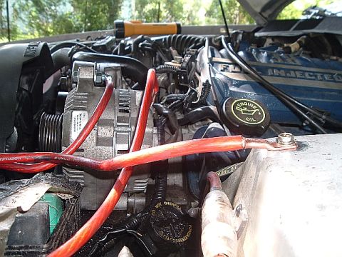 1994 Ford Thunderbird - ground, supply, and ground.