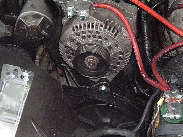 here is the bottom bolt installed.