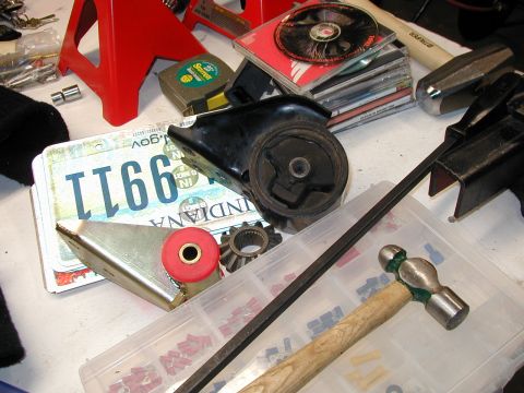 1994 Ford Probe - I did this job from the top....without removing the intake. I'd rather chew on tinfoil than do this job again. Rear mount. Old vs. new. Old…