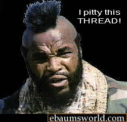 1993 Ford Bronco - Mr. T expresses his disdain for a thread, accompanied by the Supermotors logo.