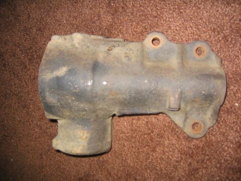 1978 Ford Bronco - This is a close-up view of a used steering box component, likely from a vehicle's steering system.