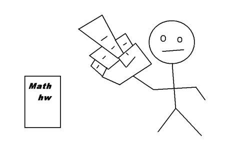 1987 Volkswagen Golf - A stick figure appears to be presenting some documents next steps or documents.