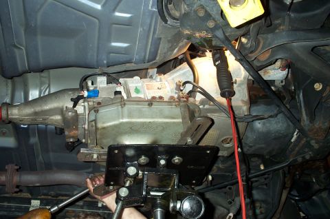 1998 Ford Crown Victoria - To gain more access, we removed the transmission