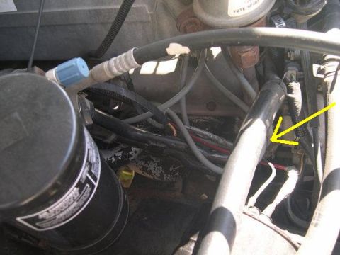 1988 Ford Bronco - Vacuum Location