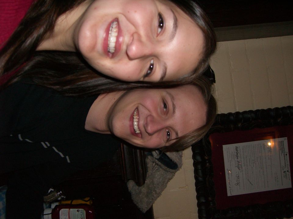 Two people smiling for a photo