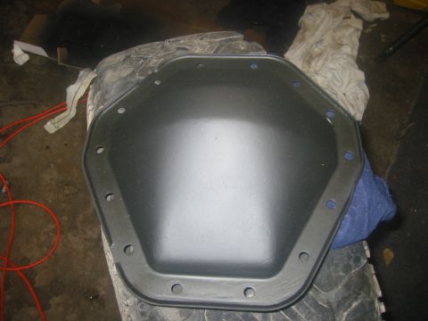 1989 Ford Bronco - Diff cover painted