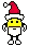 1968 Ford Mustang - A pixelated drawing of Santa Claus is depicted in this image.