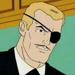 1978 Ford Bronco - This is a cartoon illustration of a man with an eye patch and a mustache.