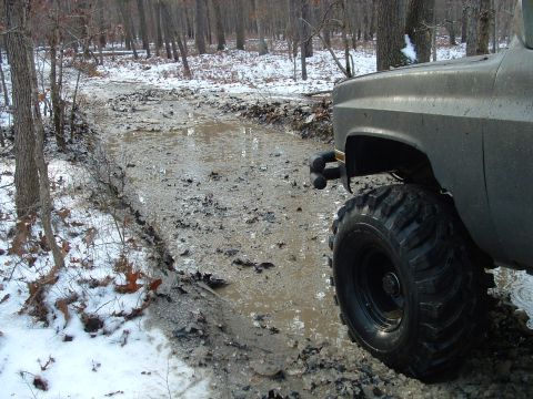 1978 Chevrolet C/K Pickup - This hole was after the first one...