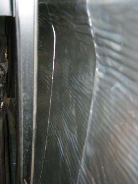 1995 Ford Bronco - Sound deadening material is visible in this close-up shot.