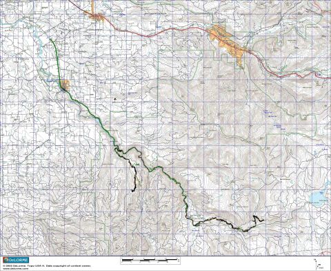 1996 Ford Bronco - GPS Log Map (12/10/2005)